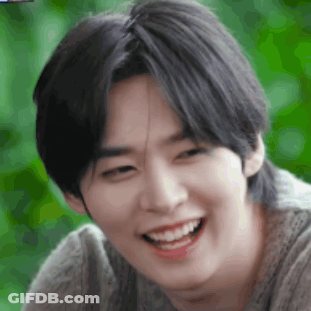 Close Up Of Person Smiling Green Background GIF