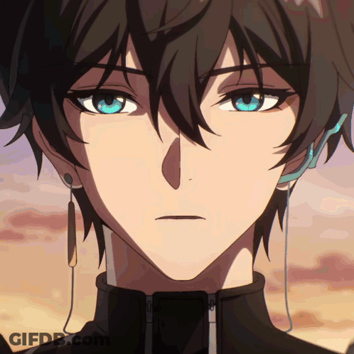Close Up Of Person With Blue Eye GIF