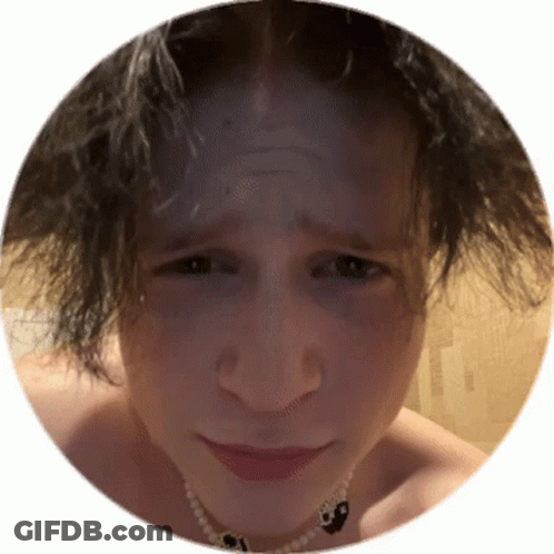 Close Up Of Person With Necklace GIF