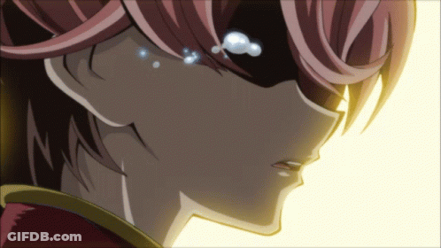 Close Up Of Person With Pink Hair GIF
