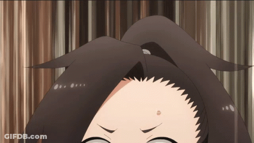Close Up Of Person With Ponytail GIF