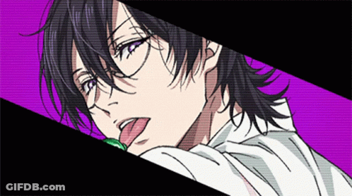 Close Up Of Person With Purple Eyes GIF