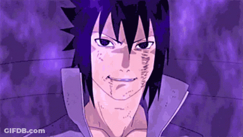 Close Up Of Person With Purple Hair GIF