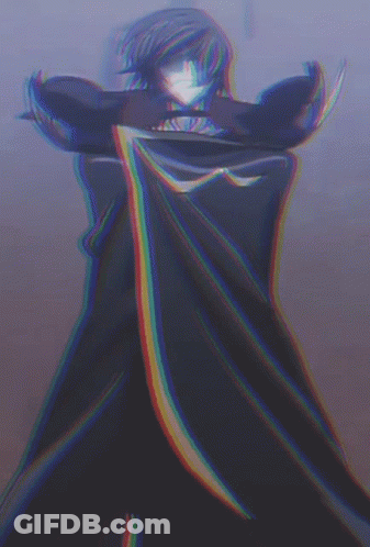 Close Up Of Person With Purple Hair GIF
