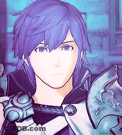 Close Up Of Person With Purple Hair GIF