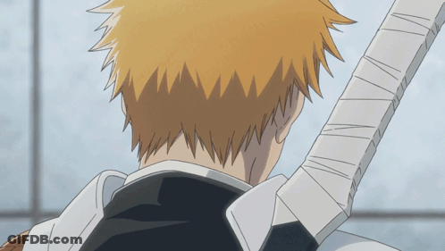 Close Up Of Person With Sword Behind Back GIF