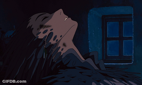 Close Up Of Person With Window Behind GIF