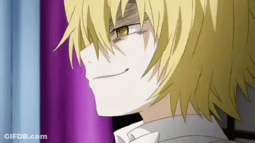 Close Up Of Person With Yellow Hair GIF