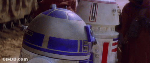 Close Up Of R2D2 Head GIF