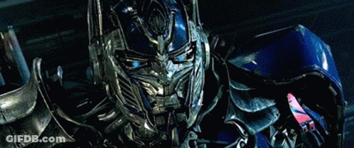 Close Up Of Robot With Helmet GIF