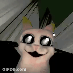 Close Up Of Smiling Cat Face GIF