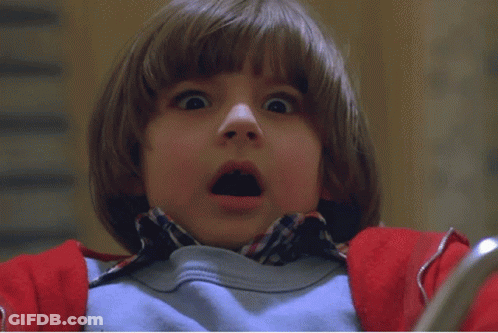 Close Up Of Surprised Child GIF
