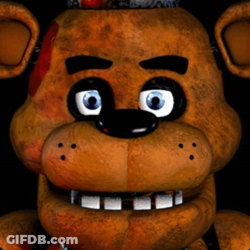 Close Up Of Teddy Bear Face GIF