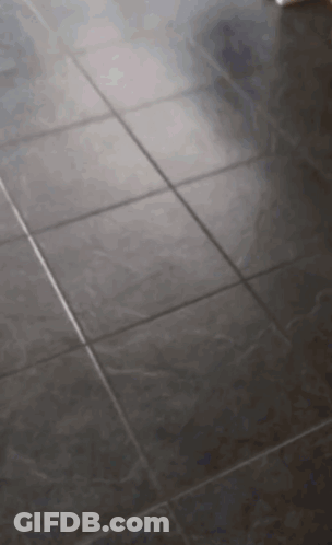 Close Up Of Tile Floor With White Border GIF