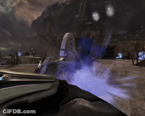 Close Up Of Torso With Shield GIF