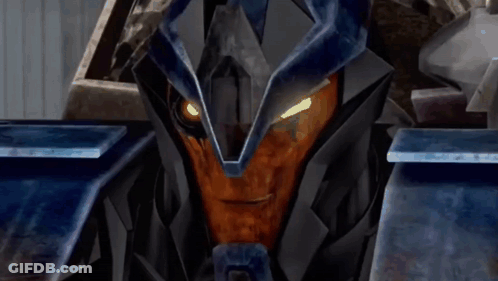 Close Up Of Transformer Saying So GIF