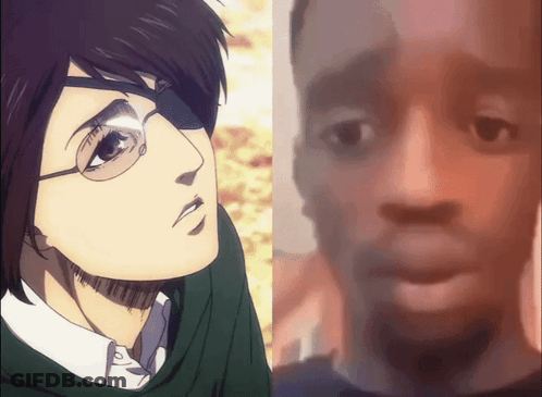 Close Up Of Two People's Faces GIF