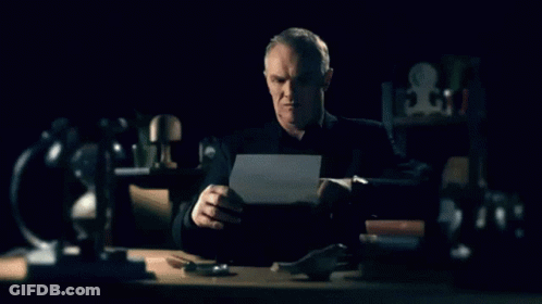 Close Up Of Typewriter Keys A And V GIF