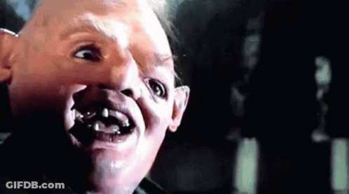Close Up Of Ugly Face GIF