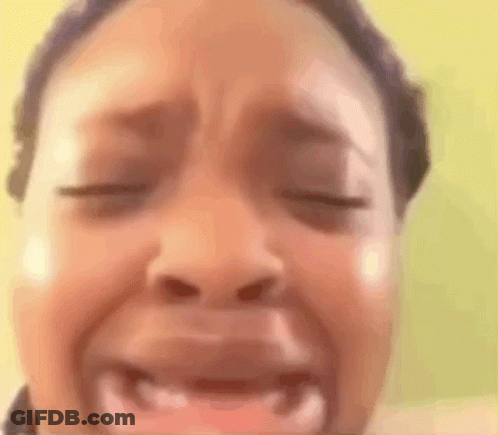 Close Up Of Woman Crying With Tears GIF