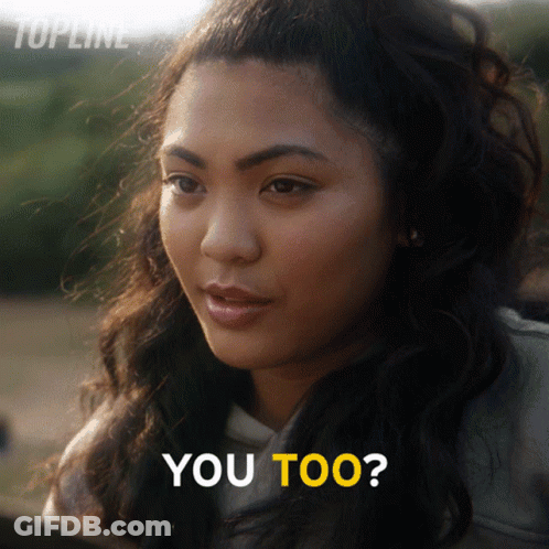 Close Up Of Woman Face And You Too GIF