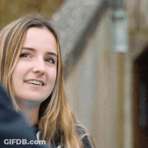 Close Up Of Woman Face Blurred Background GIF