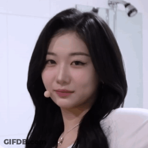 Close Up Of Woman Face In Front Of Shower Head GIF