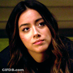Close Up Of Woman In Black Shirt GIF