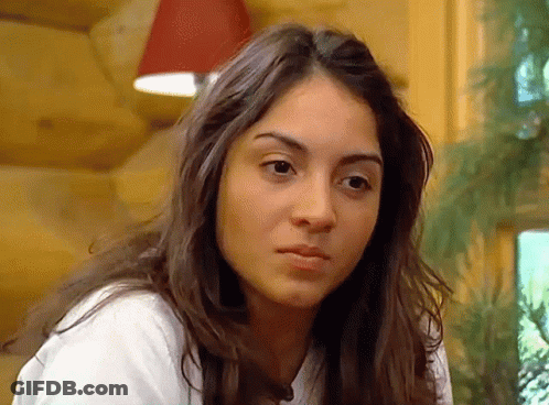 Close Up Of Woman In White Shirt GIF