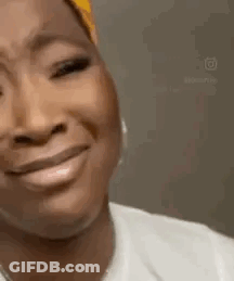 Close Up Of Woman Making Funny Face GIF