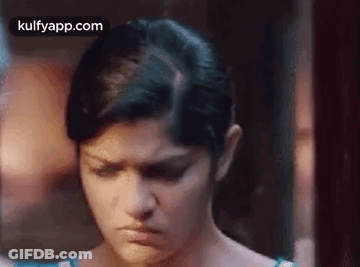 Close Up Of Woman Making Funny Face GIF