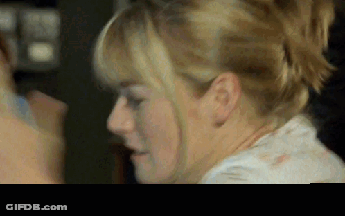 Close Up Of Woman's Face And Neck GIF