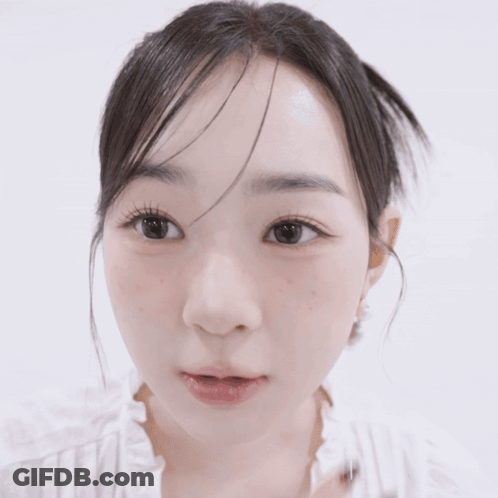 Close Up Of Woman's Face With Eyes Closed GIF