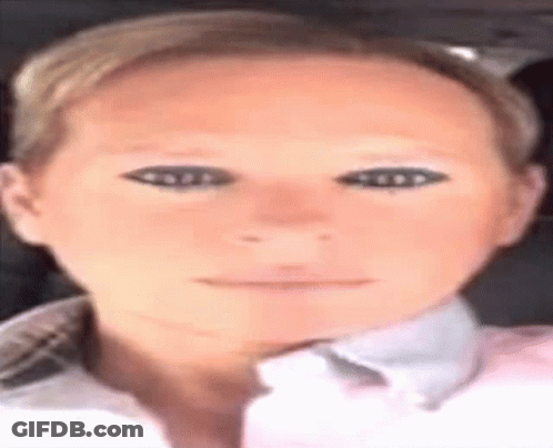 Close-Up Of Woman's Face With Eyes Closed GIF