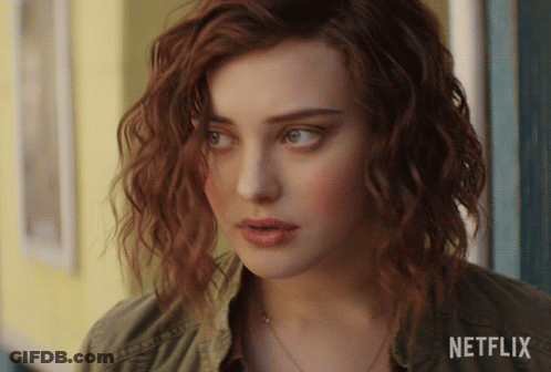 Close Up Of Woman's Face With Netflix GIF