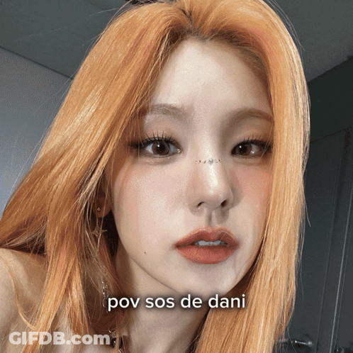 Close Up Of Woman's Face With POV Sos De Dani GIF