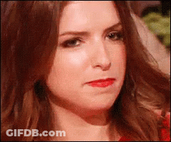Close Up Of Woman's Face With Red Lip GIF