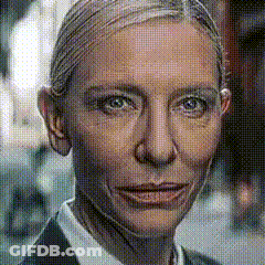 Close-Up Of Woman's Face With Wrinkles GIF