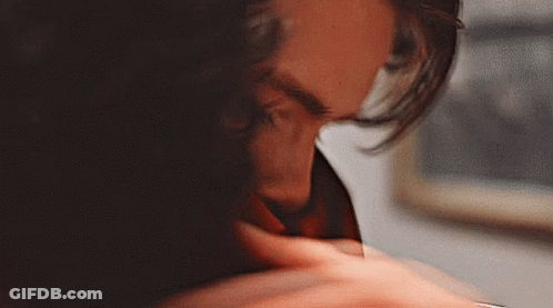 Close Up Of Woman's Neck With Blurred Background GIF