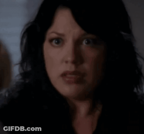 Close Up Of Woman's Surprised Face GIF