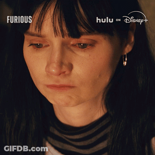 Close Up Of Woman Saying Furious GIF