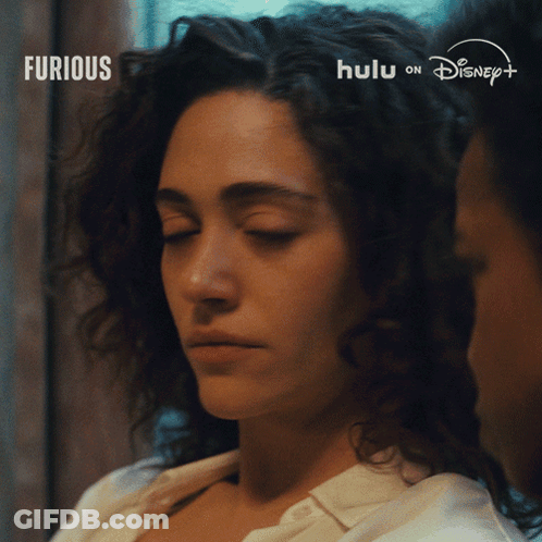 Close Up Of Woman Saying Furious GIF