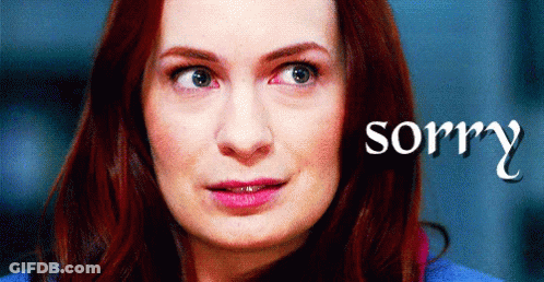 Close Up Of Woman Saying Sorry GIF