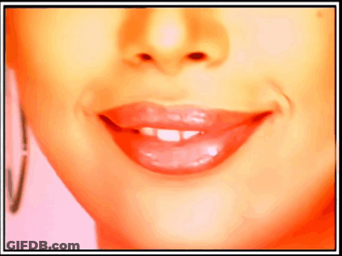 Close Up Of Woman Smiling Mouth GIF