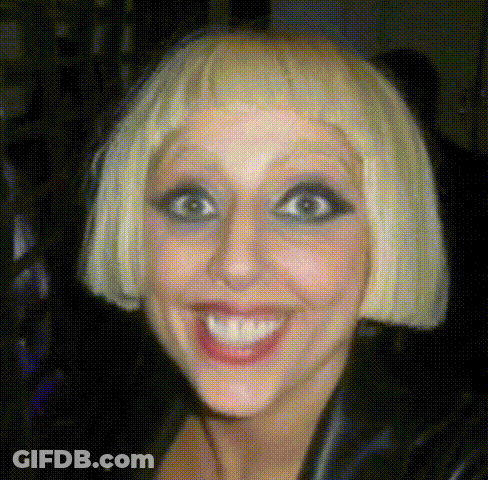 Close Up Of Woman With Blonde Hair GIF