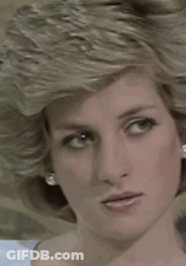 Close Up Of Woman With Blonde Hair And Blue Eyes GIF