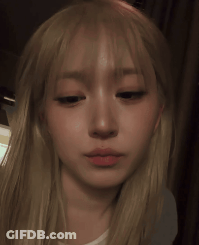 Close Up Of Woman With Blonde Hair GIF