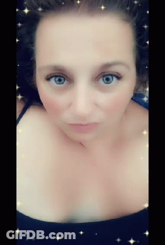 Close Up Of Woman With Blue Eyes GIF