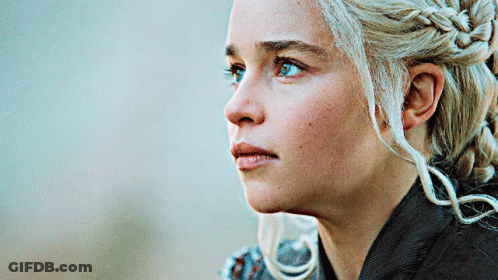 Close Up Of Woman With Braided Hair GIF