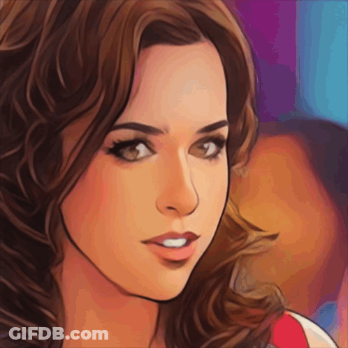 Close Up Of Woman With Brown Hair GIF
